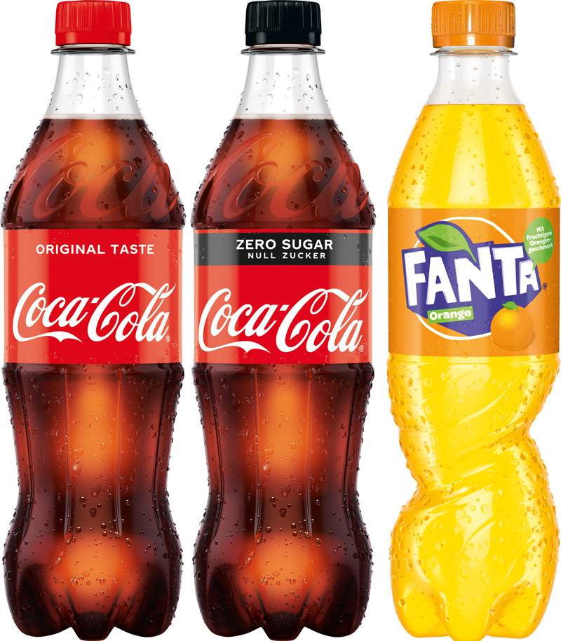 Coca Cola, Fanta, Sprite 12/0,5 PET