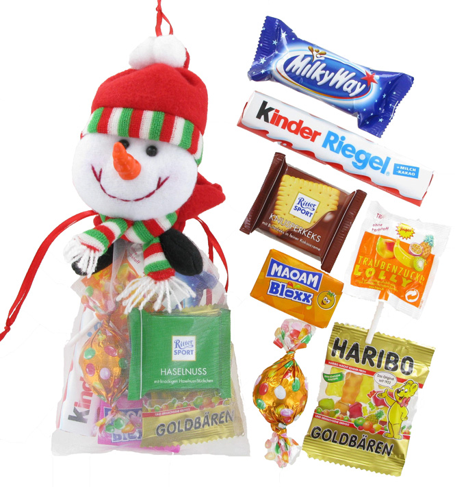 Mr. SNOWMAN Schneemann-Confiseriegeschenk
