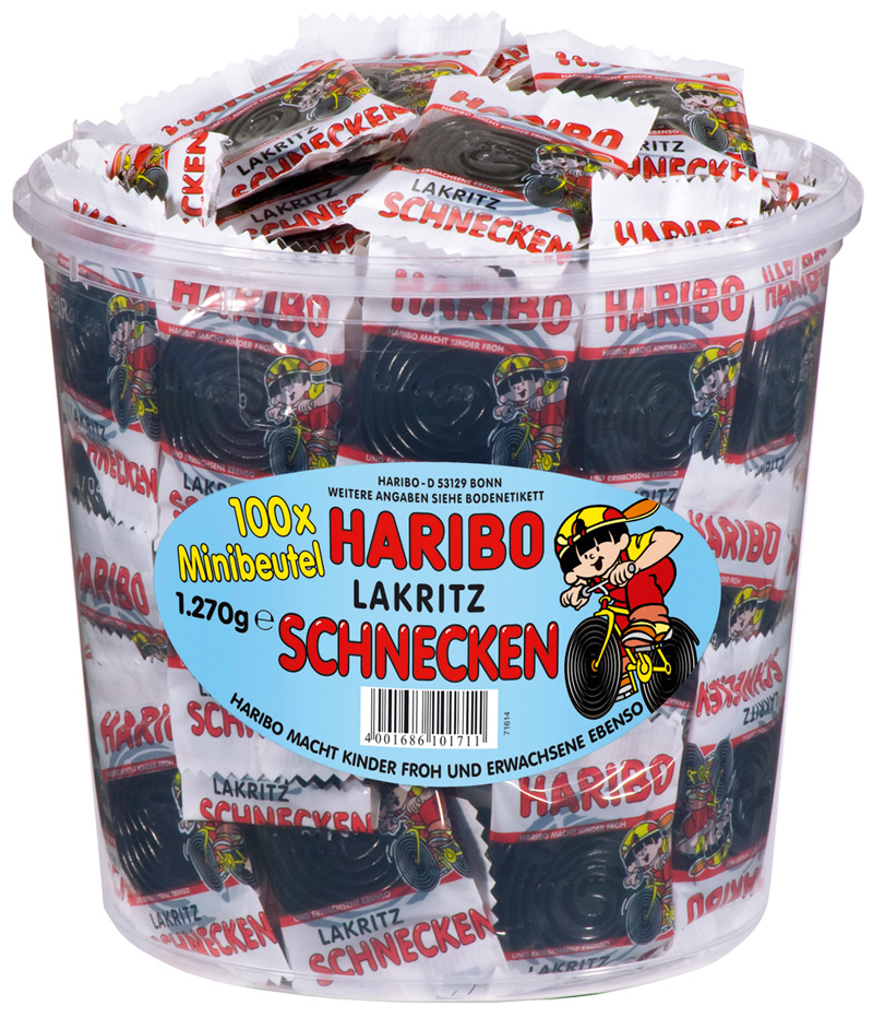Haribo Lakritzschnecken Minibeutel