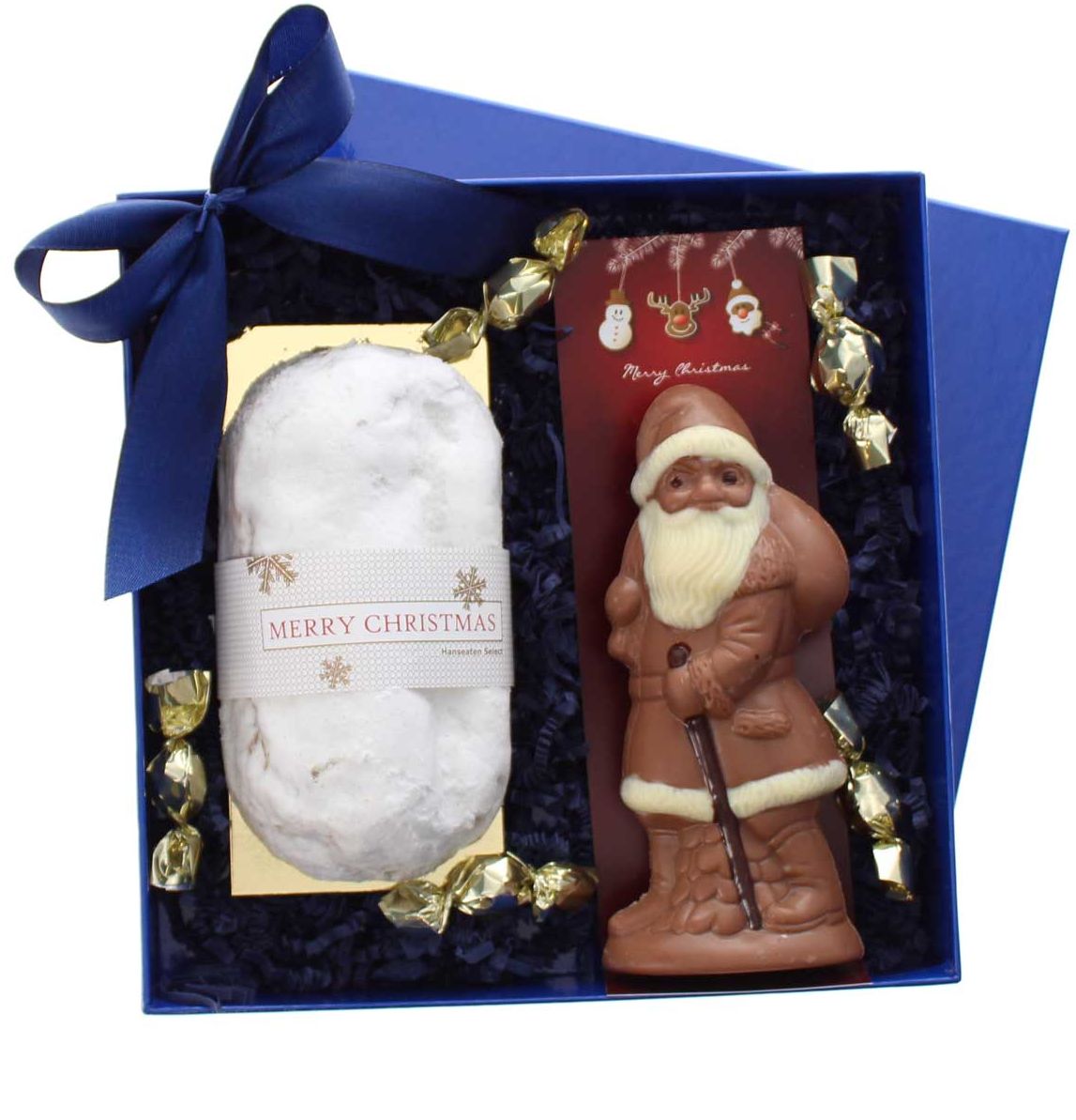 Weihnachtsschachtel Blau