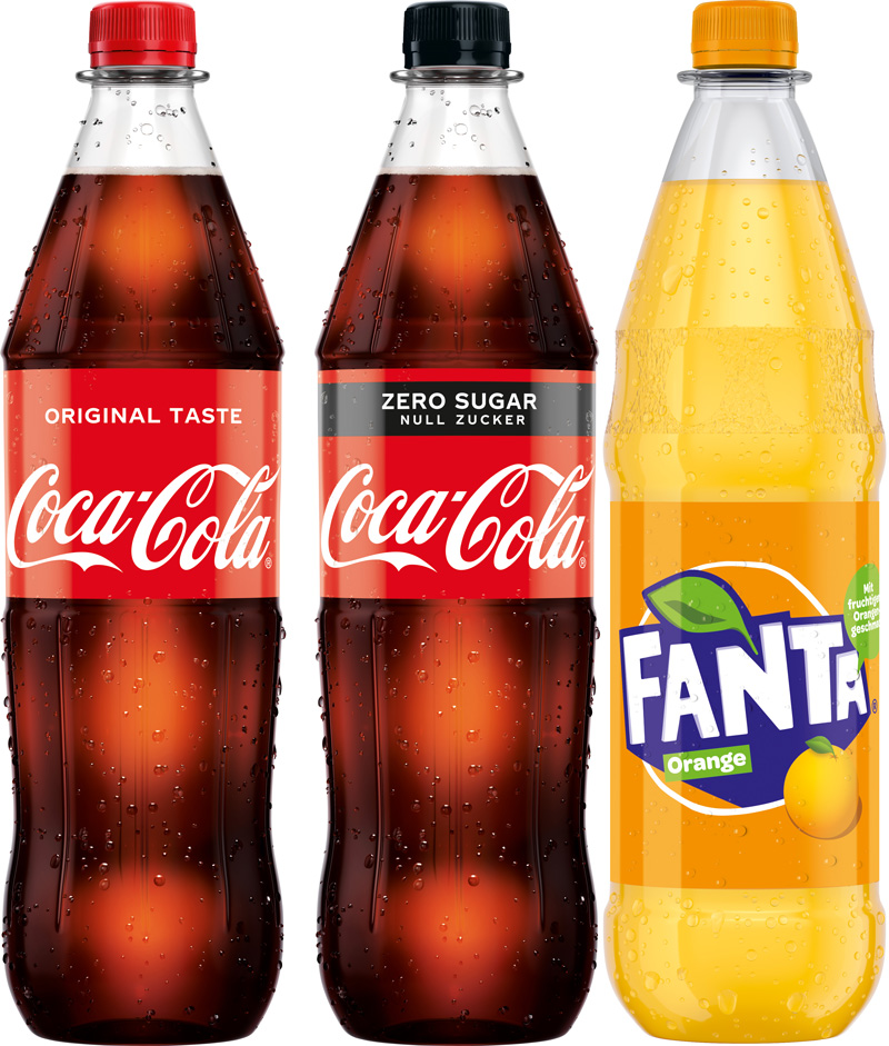 Coca Cola, Fanta, Sprite 12/1,0 PET