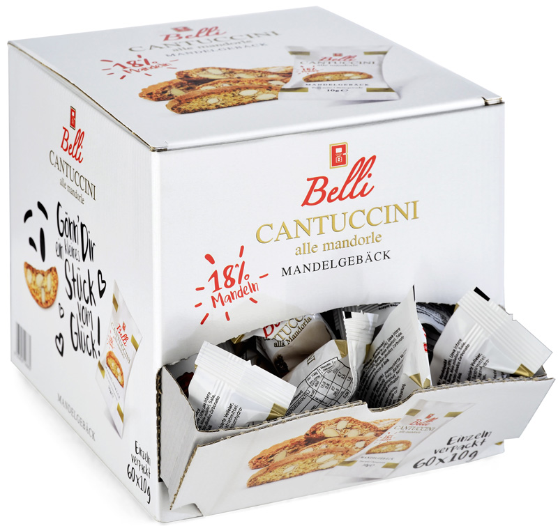 Cantuccini 60 Stück einzeln verpackt