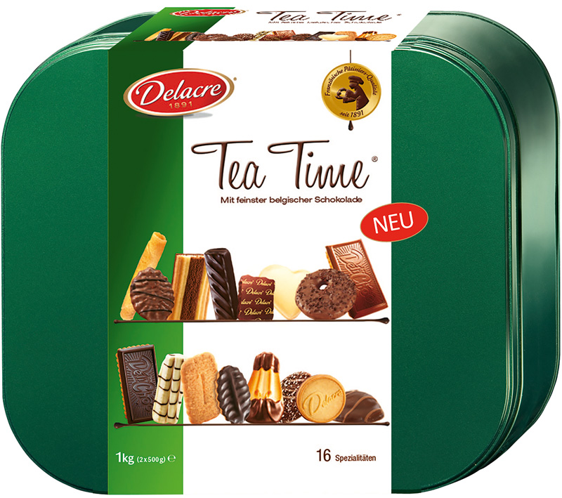 Gebäck Delacre Tea Time 1000g