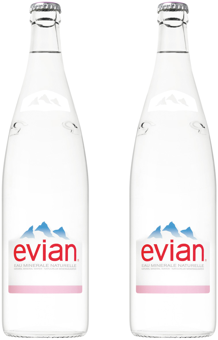 Evian 12/1,0L Glas