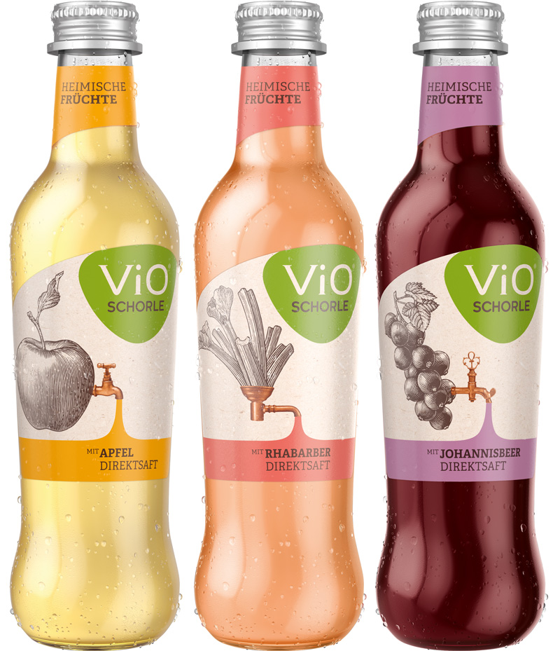 ViO Schorle 24/0,3L Glas