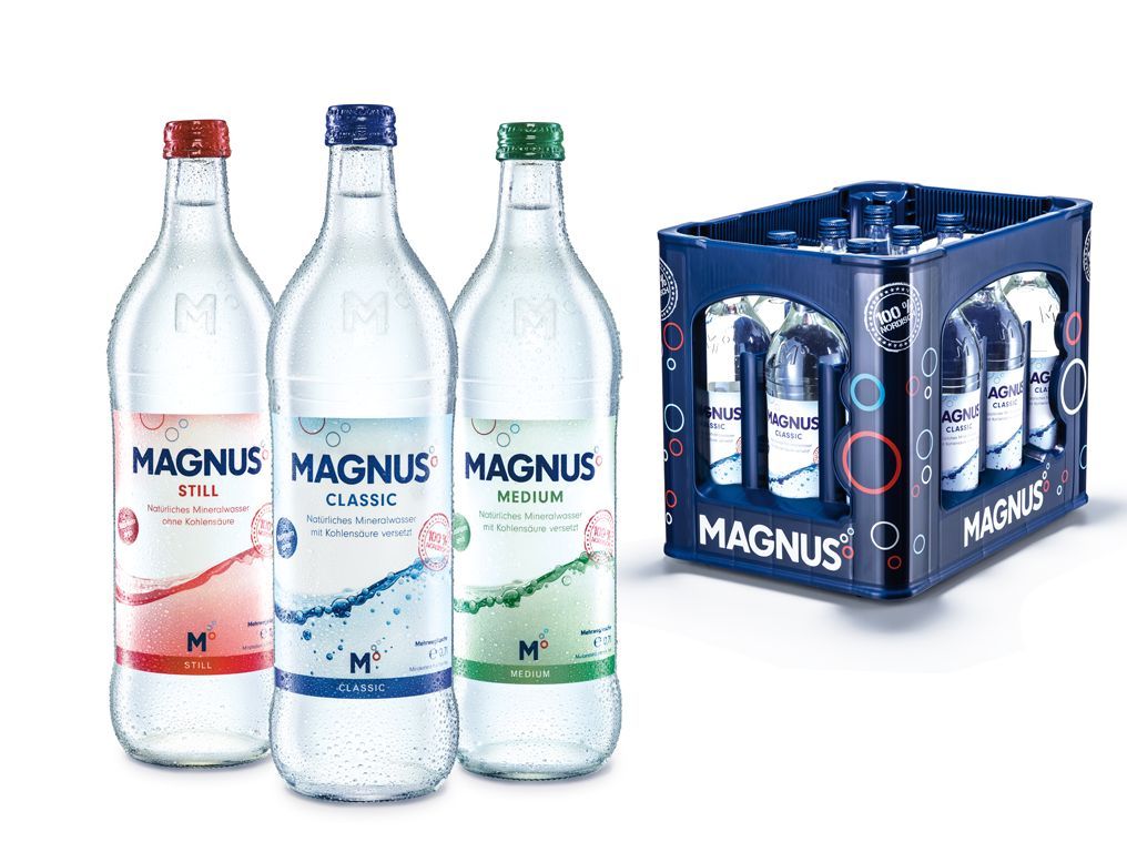 MAGNUS Mineralbrunnen 12/0,7L Glas