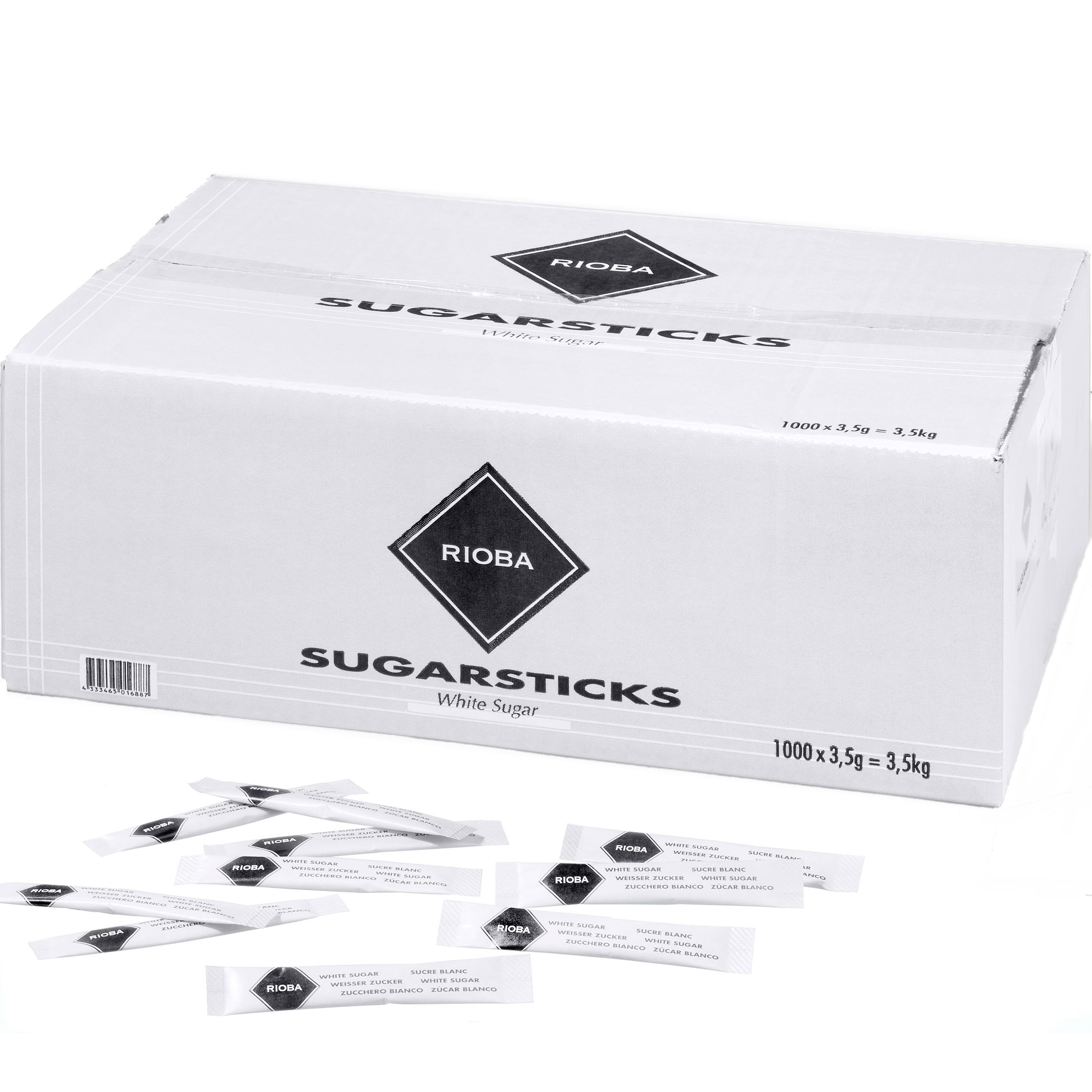 Zuckersticks Rioba Einzelportionen